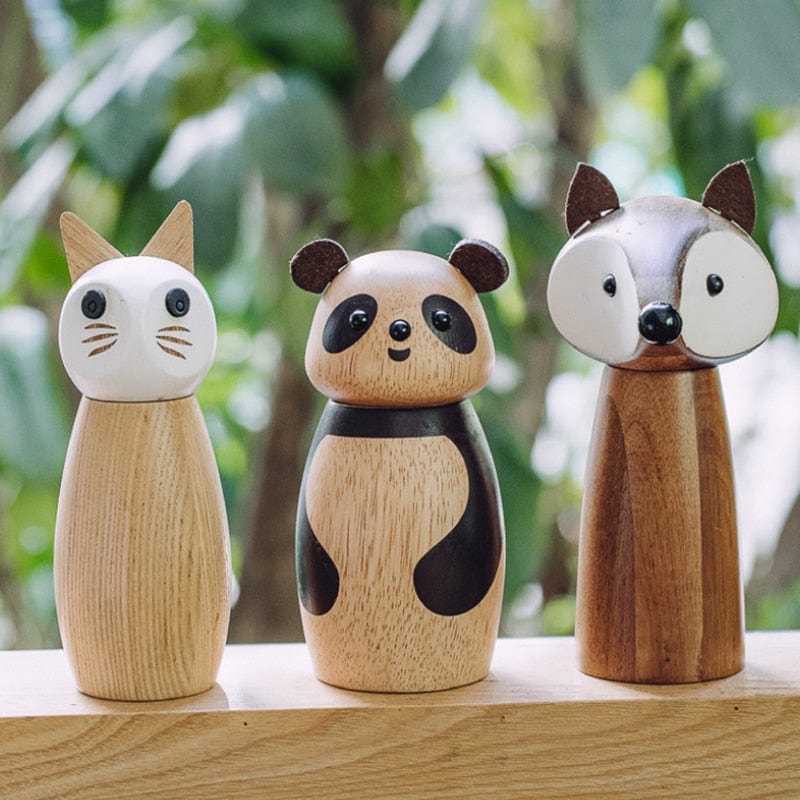 Cute Animals Salt And Pepper Mill Grinder Blackbrdstore