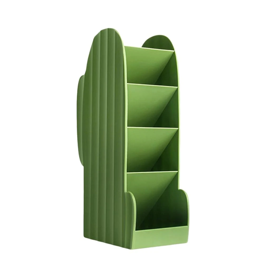 Cute Cactus Shaped Desktop Organizer Blackbrdstore