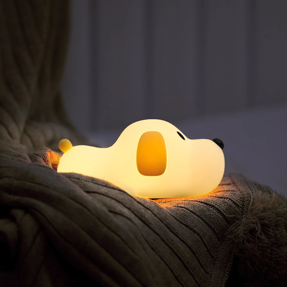 Cute Puppy LED Night Light Blackbrdstore