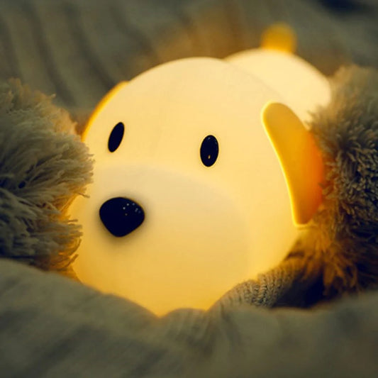 Cute Puppy LED Night Light Blackbrdstore