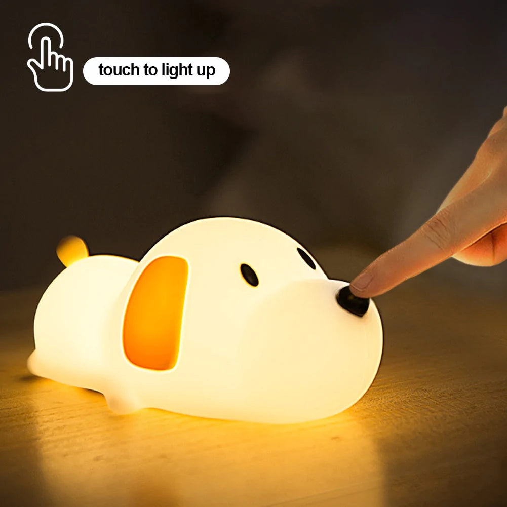 Cute Puppy LED Night Light Blackbrdstore