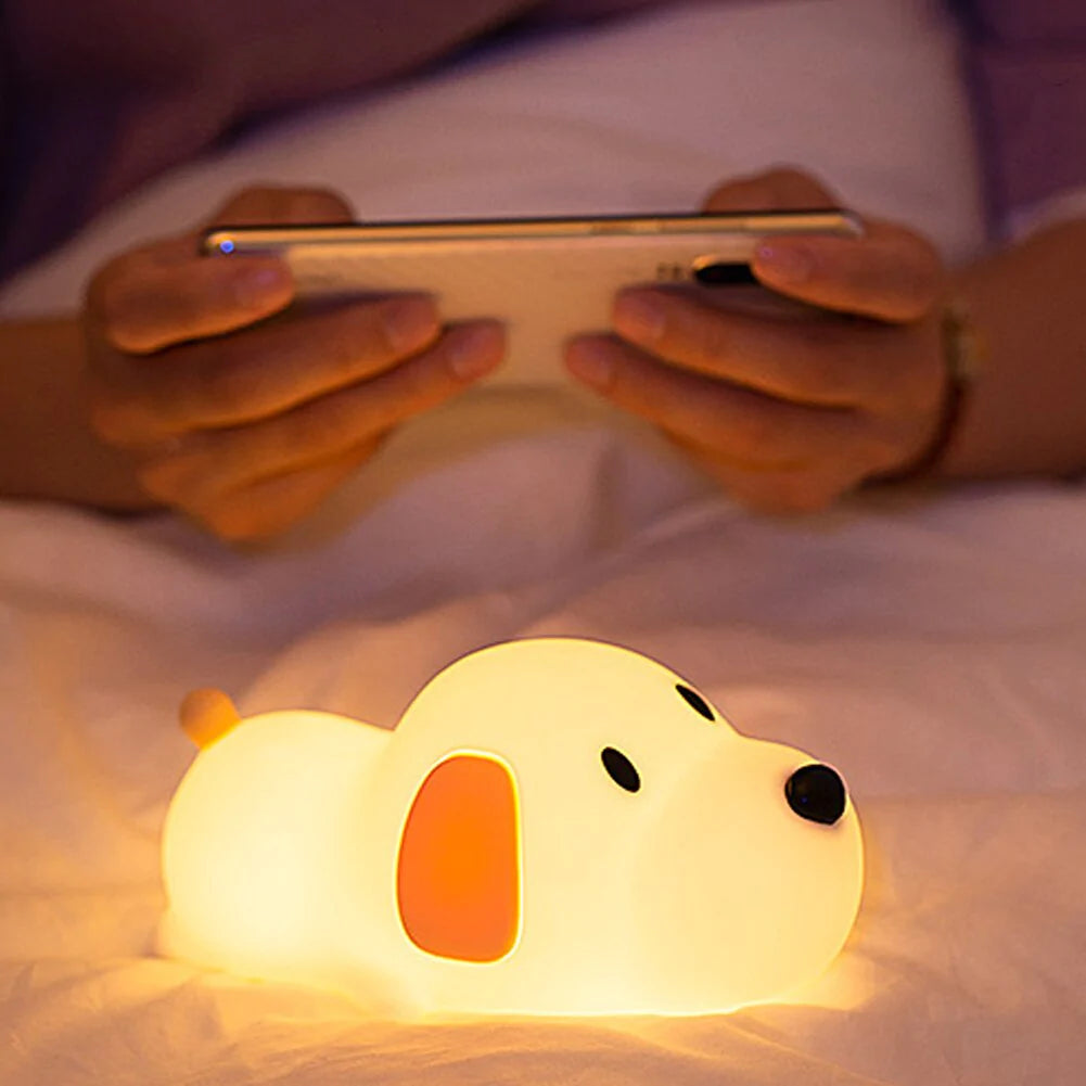 Cute Puppy LED Night Light Blackbrdstore