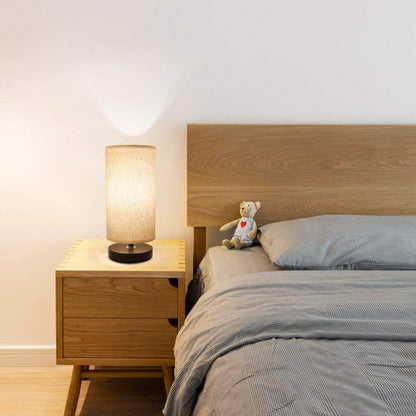 Cylidrical Bedside LED Lamp Blackbrdstore