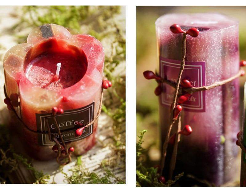 Cylindrical Scented Candles Blackbrdstore