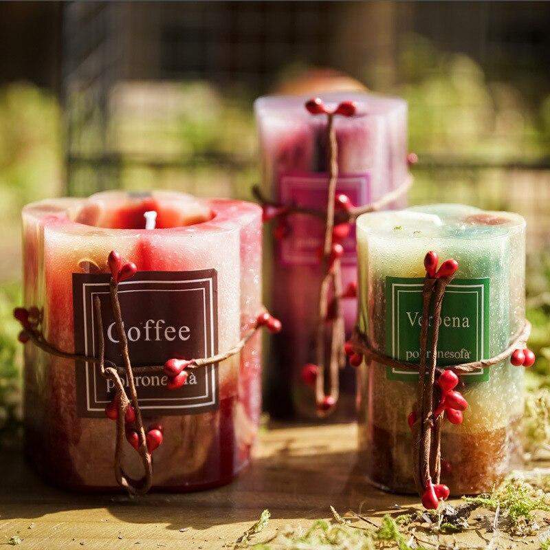 Cylindrical Scented Candles Blackbrdstore