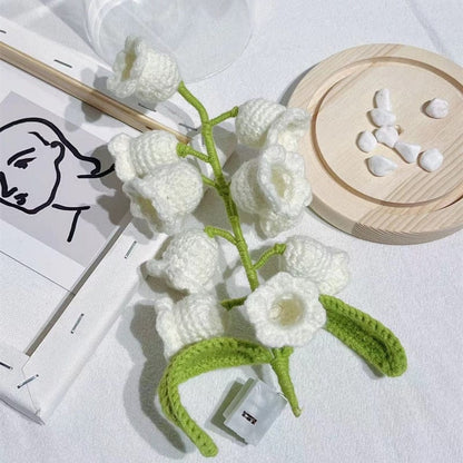 DIY Handwoven Crochet Lily Of The Valley Night Lamp Blackbrdstore