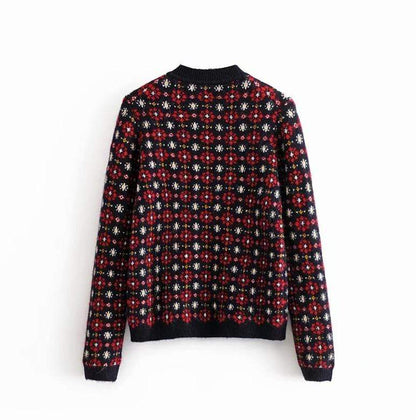 Daisy Knitted Sweater Blackbrdstore