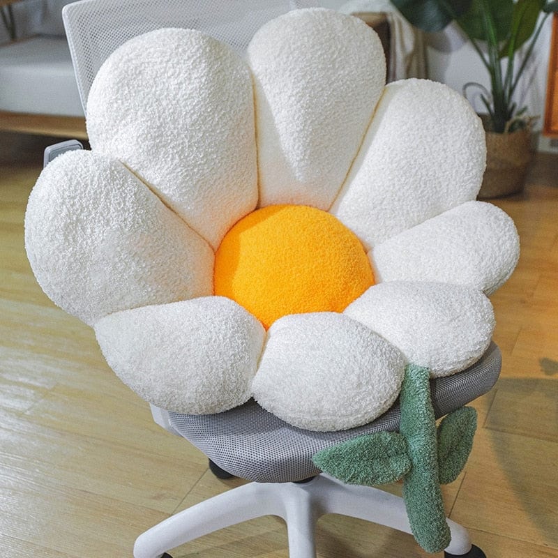 Daisy Pillow Chair Cushions Blackbrdstore