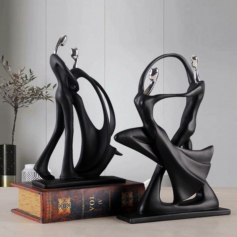 Dancing Couple Figurines Blackbrdstore