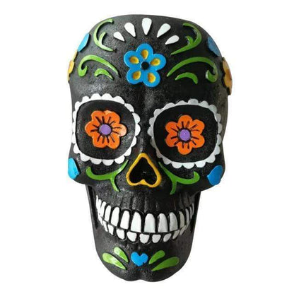 Day of the Dead Sugar Skull Flower Pot Blackbrdstore