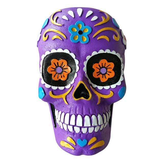 Day of the Dead Sugar Skull Flower Pot Blackbrdstore
