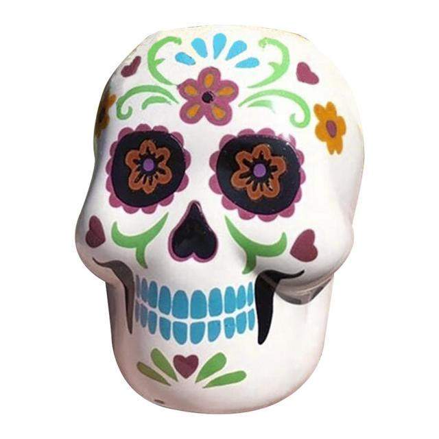 Day of the Dead Sugar Skull Flower Pot Blackbrdstore