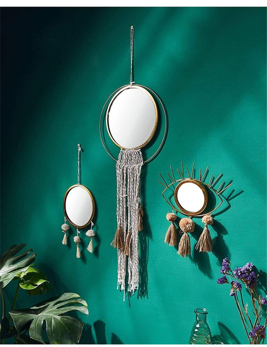 Decorative Mirrors With Tassels Blackbrdstore