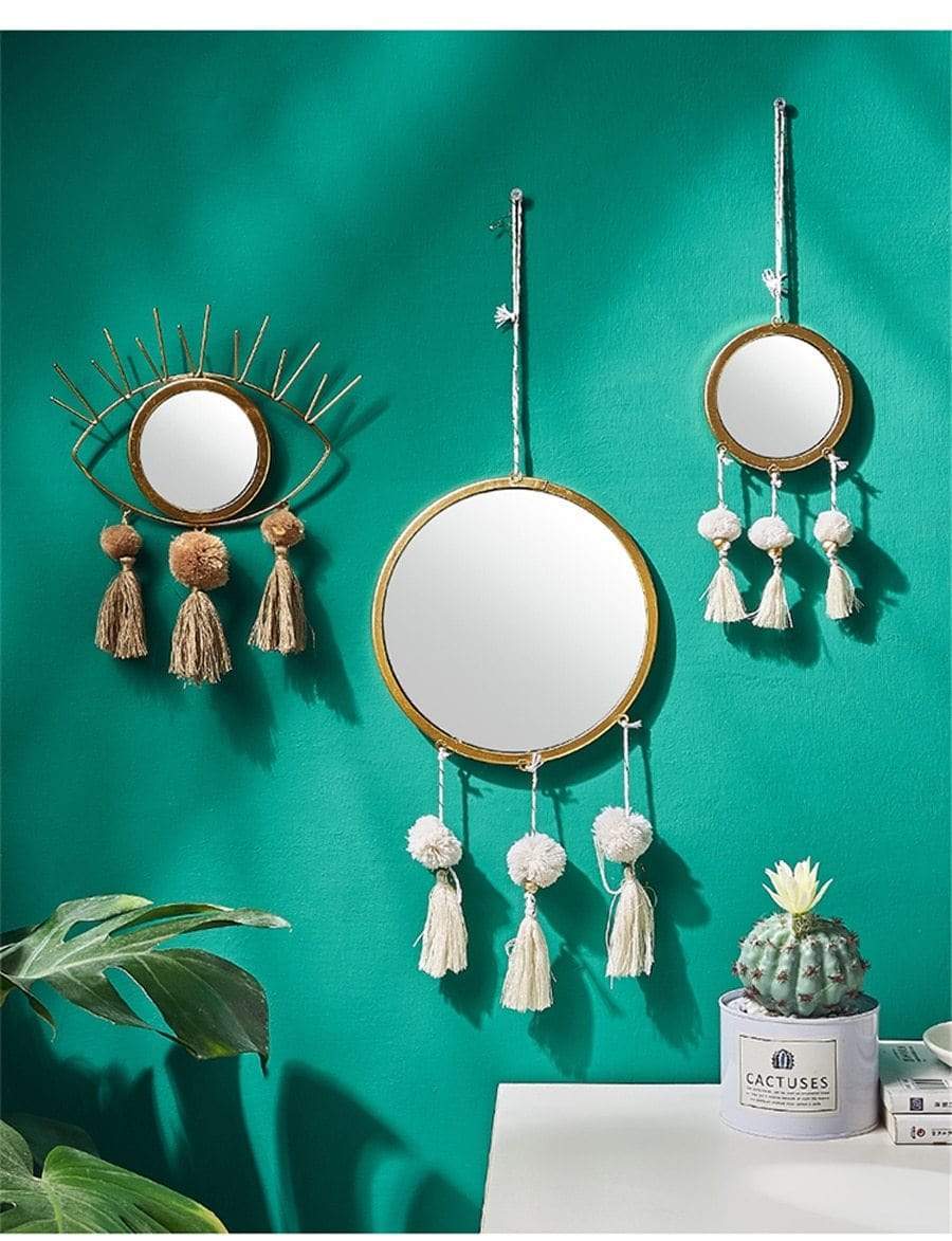 Decorative Mirrors With Tassels Blackbrdstore