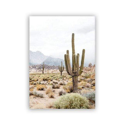 Desert Landscape Canvas Wall Art Blackbrdstore