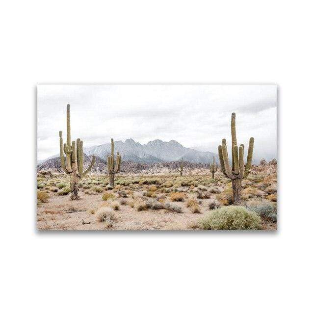 Desert Landscape Canvas Wall Art Blackbrdstore