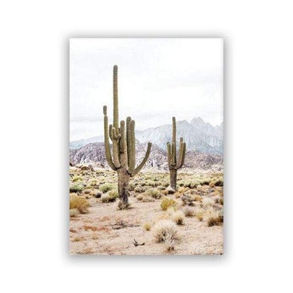 Desert Landscape Canvas Wall Art Blackbrdstore