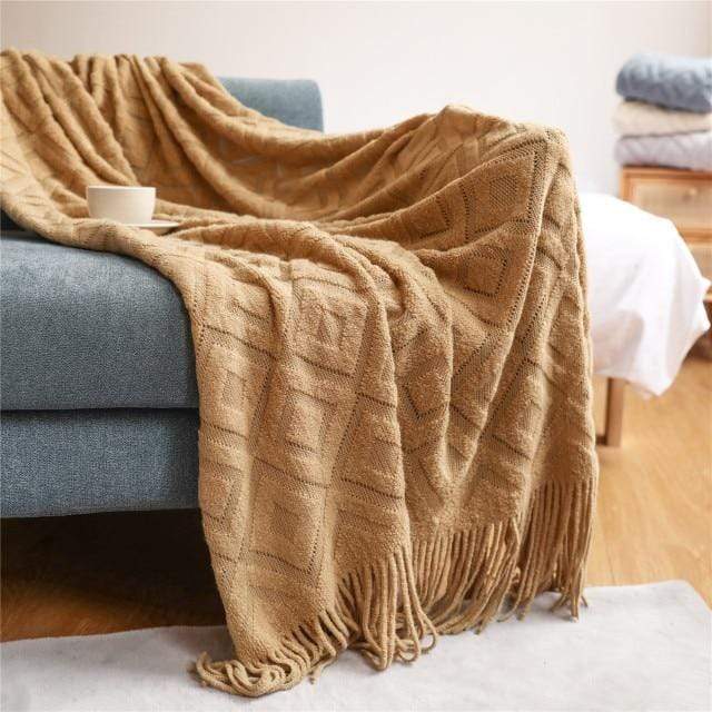 Diamond-shaped Blanket Blackbrdstore