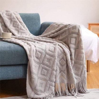 Diamond-shaped Blanket Blackbrdstore