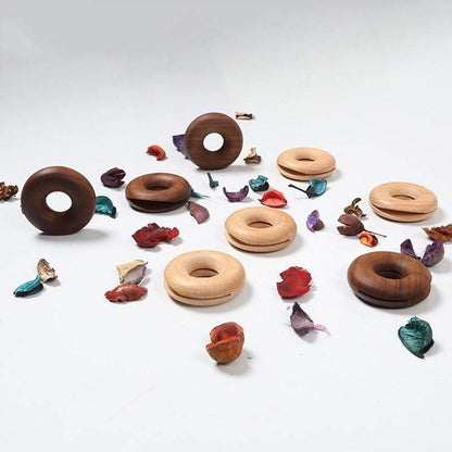 Donuts Wooden Sealing Clips Blackbrdstore