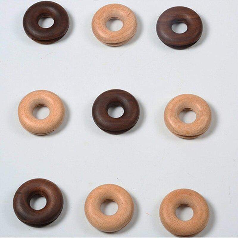 Donuts Wooden Sealing Clips Blackbrdstore