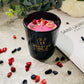 Dried Flower & Crystal Stone Scented Candle Blackbrdstore