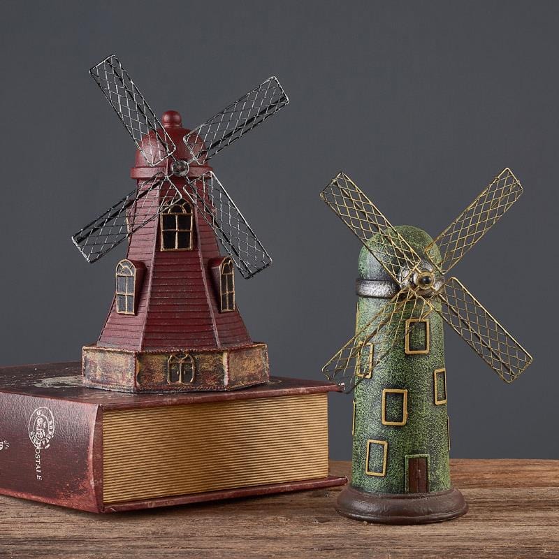 Dutch Windmill Decor Piggy Bank Blackbrdstore