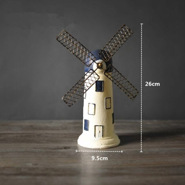 Dutch Windmill Decor Piggy Bank Blackbrdstore