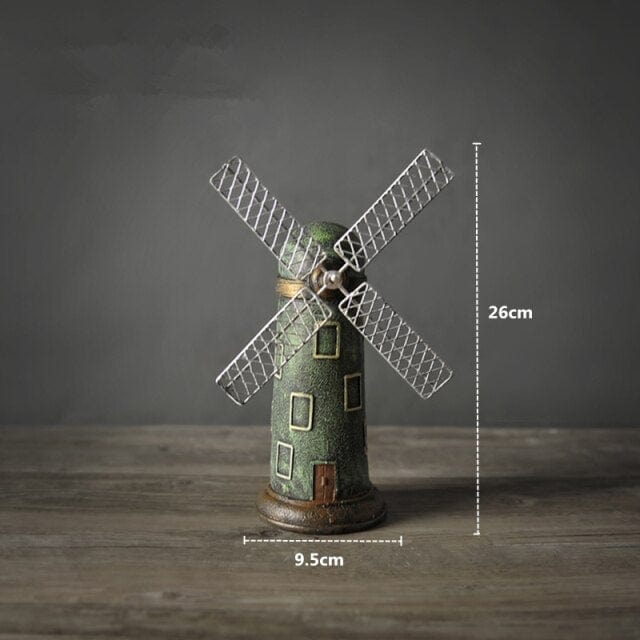 Dutch Windmill Decor Piggy Bank Blackbrdstore