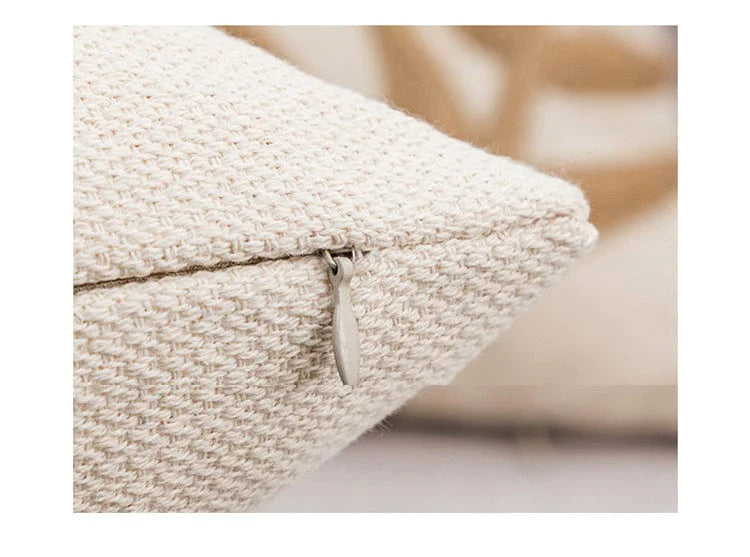 Embroidery Leaves Cushion Covers Blackbrdstore