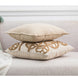 Embroidery Leaves Cushion Covers Blackbrdstore