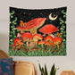 Enchanted Moon Mushroom Tapestry Blackbrdstore