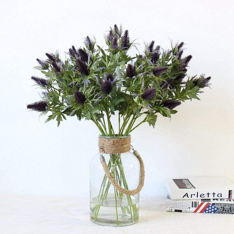 Eryngium Artificial Flower Blackbrdstore