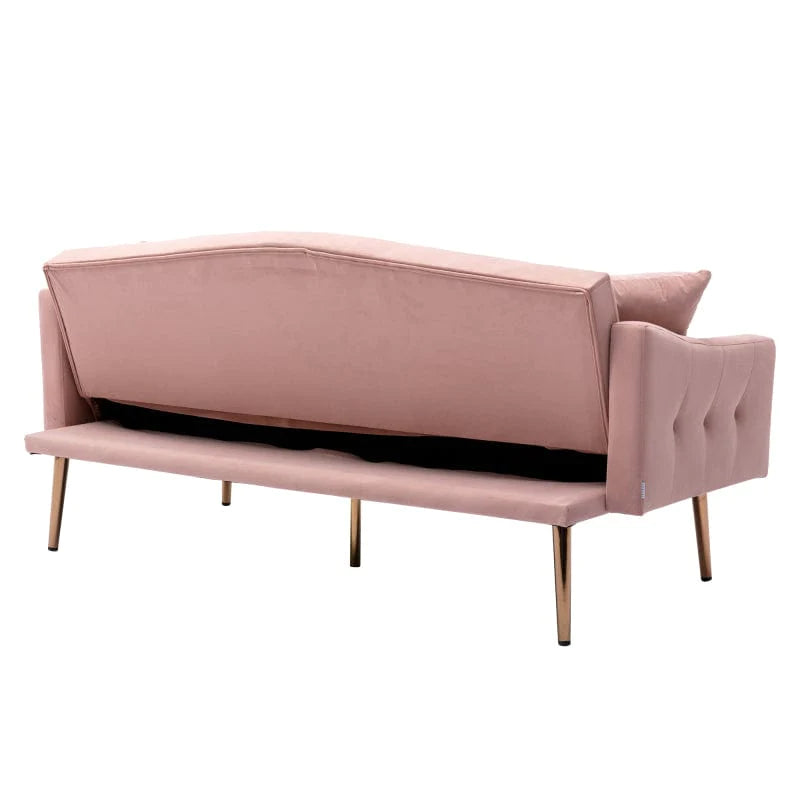 Etania Velvet Sofa Blackbrdstore