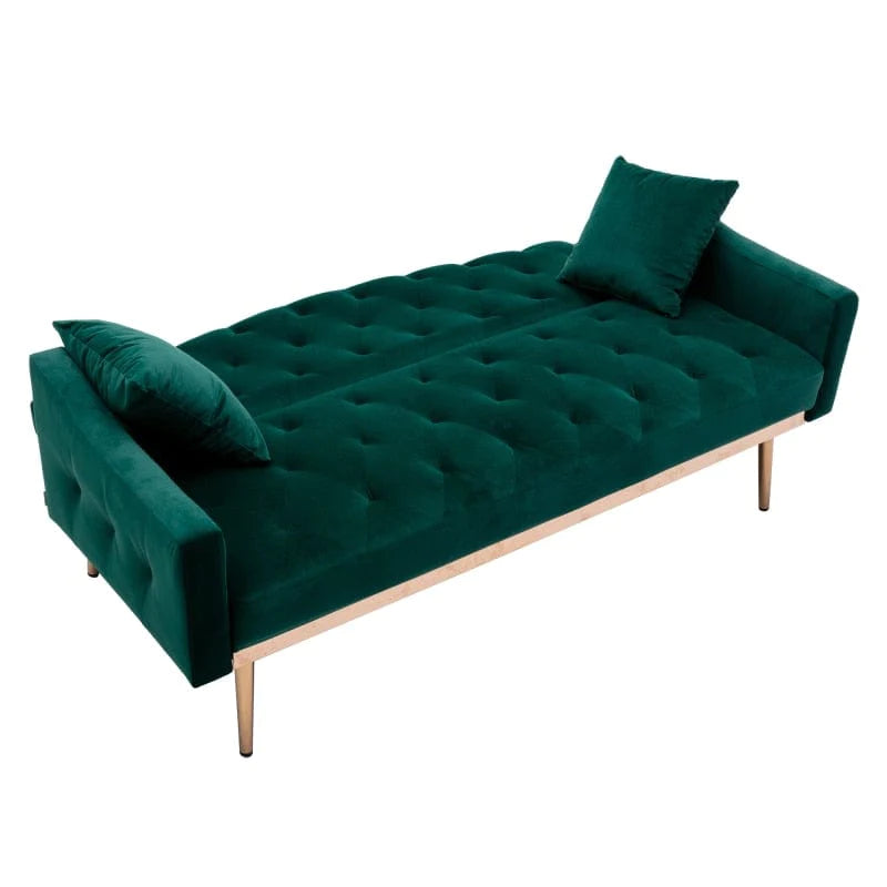 Etania Velvet Sofa Blackbrdstore