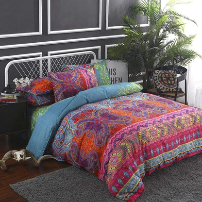 Ethnic Bohemian Pattern Duvet Cover Set Blackbrdstore