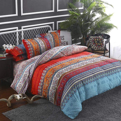 Ethnic Bohemian Pattern Duvet Cover Set Blackbrdstore