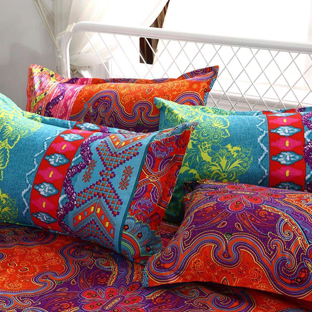 Ethnic Bohemian Pattern Duvet Cover Set Blackbrdstore