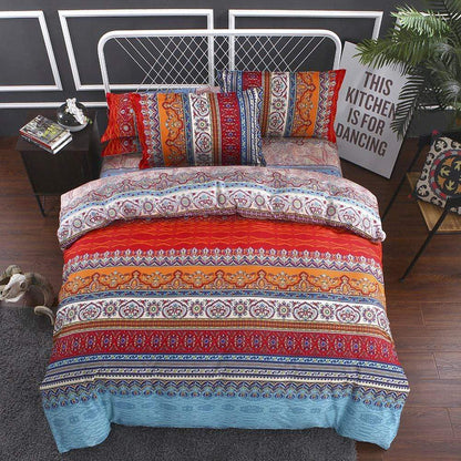 Ethnic Bohemian Pattern Duvet Cover Set Blackbrdstore