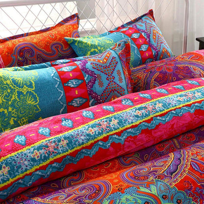 Ethnic Bohemian Pattern Duvet Cover Set Blackbrdstore