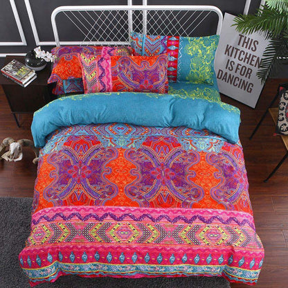 Ethnic Bohemian Pattern Duvet Cover Set Blackbrdstore