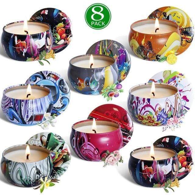 Ethnic Set Soy Wax Scented Candles Blackbrdstore