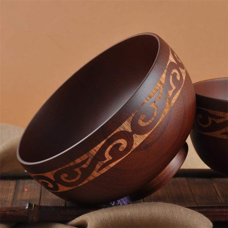 Ethnic Wooden Bowl Blackbrdstore