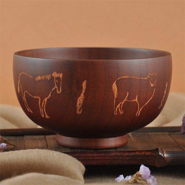 Ethnic Wooden Bowl Blackbrdstore