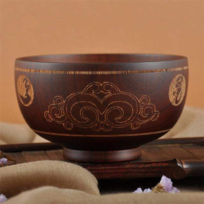 Ethnic Wooden Bowl Blackbrdstore