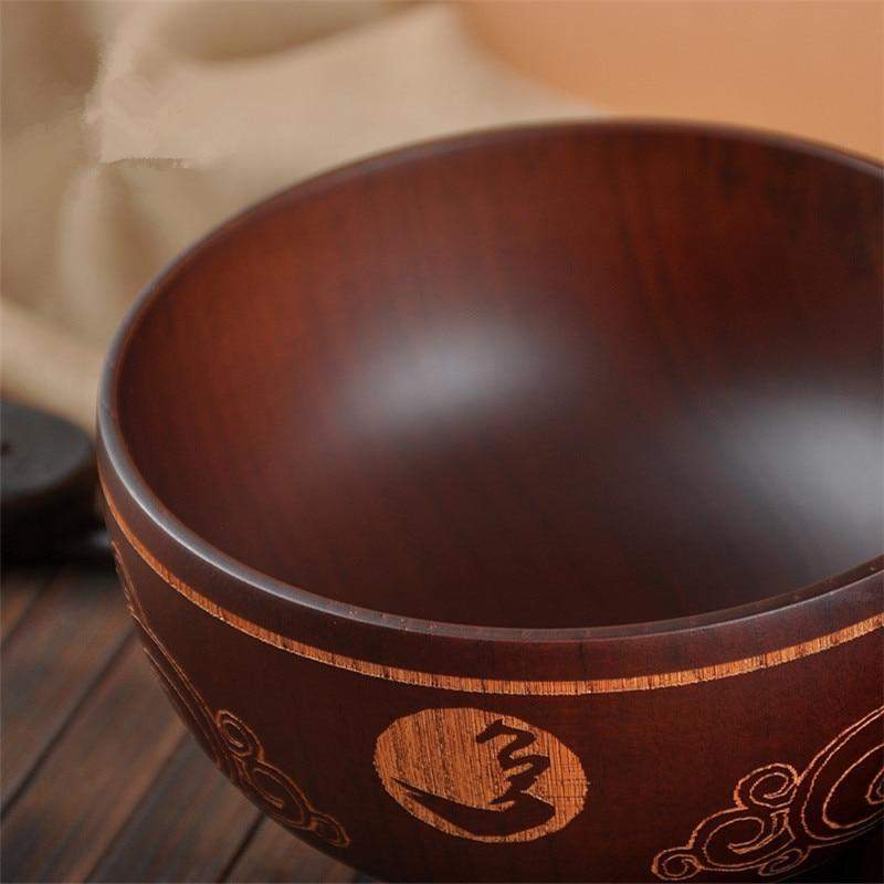 Ethnic Wooden Bowl Blackbrdstore