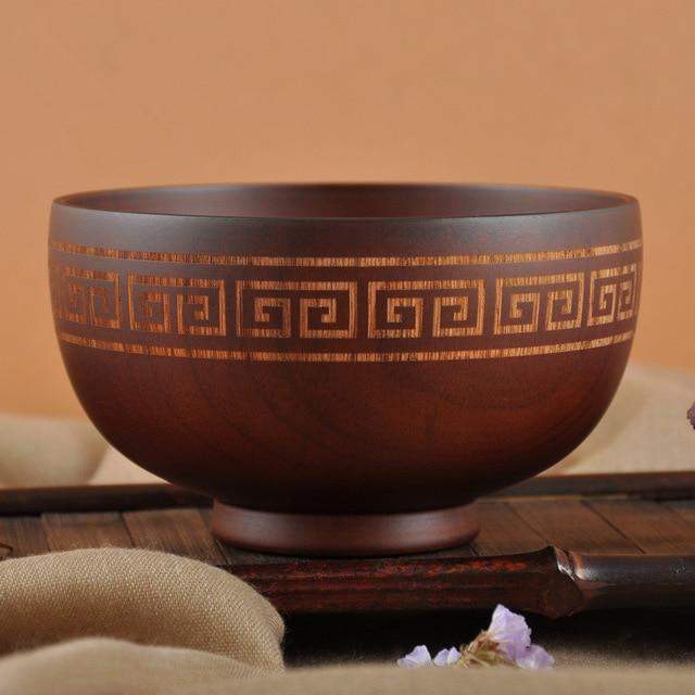 Ethnic Wooden Bowl Blackbrdstore