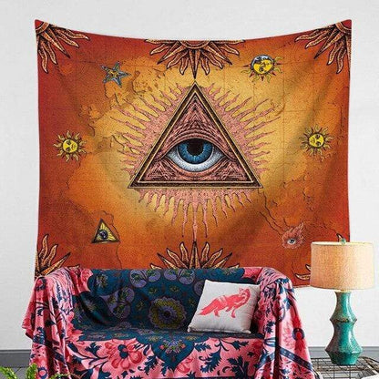 Eye Of Wisdom Tapestry Blackbrdstore