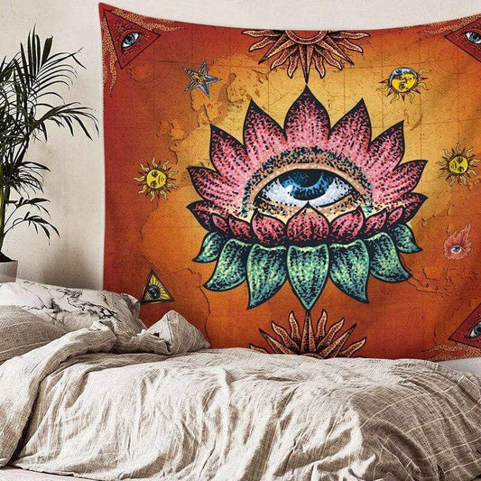 Eye Of Wisdom Tapestry Blackbrdstore