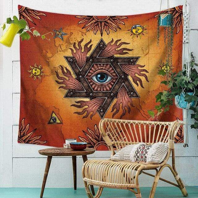 Eye Of Wisdom Tapestry Blackbrdstore